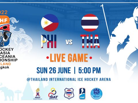 2022 IIHF U20 Asia and Oceania Championship | Philippines Vs Thailand