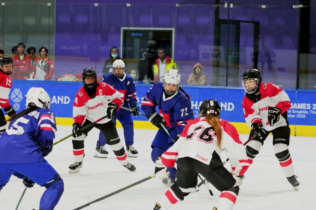 ภาพไฮไลท์ ฮอกกี้สาวไทย พบ สิงคโปร์