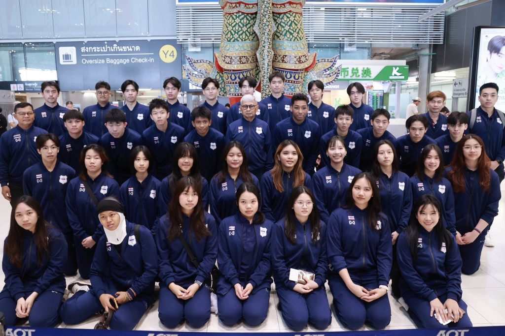 นักกีฬาออกเดินทางเข้าร่วมแข่งขันรายการ U18 Men’s & Women’s 2025-2026 Elite Youth International Ice Hockey Tournament ที่ประเทศฮ่องกง