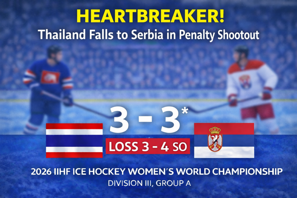 สาวไทยแพ้ดวลจุดโทษเซอร์เบียสุดมันส์หลังต่อเวลา หลังภายในเกมเสมอ 3-3 และดวลจุดโทษถึงคนที่ 12